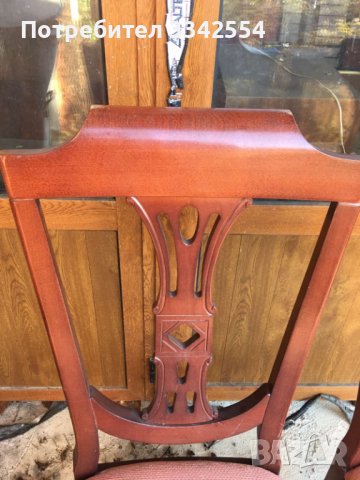СТОЛ ДЪРВО ТАПИЦЕРИЯ МАСИВ АРИСТОКРАТИЧЕН-2 БР, снимка 3 - Столове - 38456916