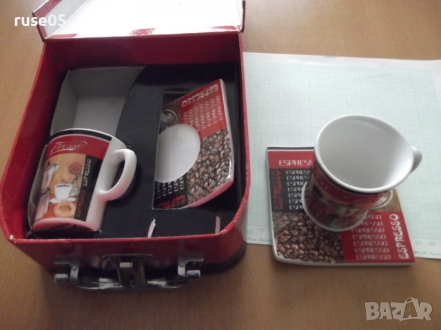 Комплект "SOLECASA" от две чашки за кафе нов, снимка 9 - Сервизи - 43911712