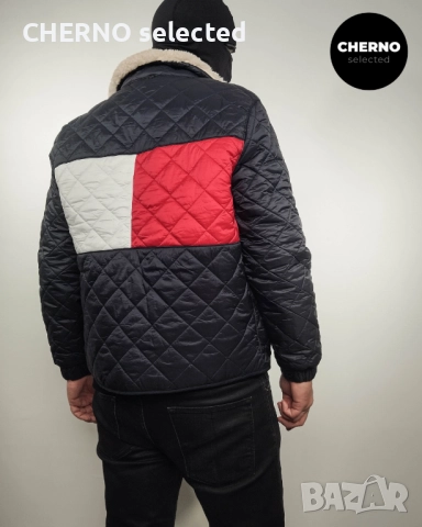 Дънково яке TOMMY JEANS Ryan Sherpa 3-in-1 Denim Trucker Jacket – Размер XL – Ново с етикети, снимка 7 - Якета - 52859428
