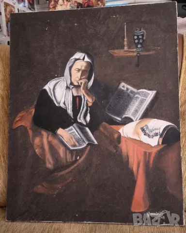 Маслена картина  Old woman sleeping