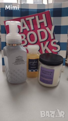 Продавам Bath and Body Works  комплекти лосиони,свещи, дезинфектанти, сапун, снимка 3 - Козметика за тяло - 43528334