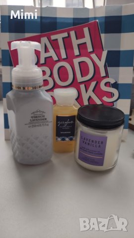 Продавам Bath and Body Works  комплекти лосиони,свещи, дезинфектанти, сапун, снимка 7 - Козметика за тяло - 43528334