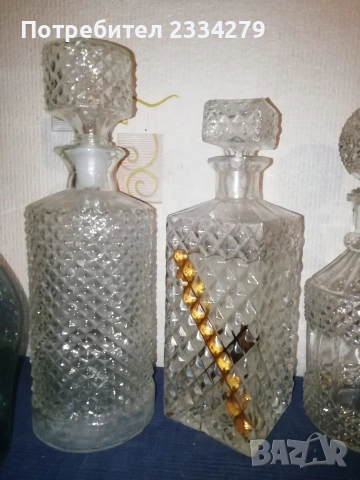 ,,ГРАФА"шишета от 50-те години., снимка 8 - Декорация за дома - 29859946