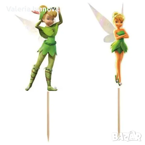 Топери за кексчета и мъфини Disney Fairies – Камбанка, 6 броя 99964