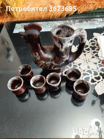 Керамичен сервиз за  ракия