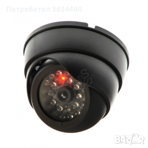 Фалшива куполна камера с мигащ светодиод ДИОДИ, снимка 2 - IP камери - 53453829