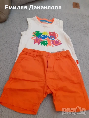 Комплект за лятото.За момче или момиче за 12 месеца. 