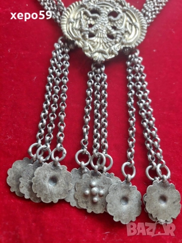 Огромен стар сребърен накит в отлично състояние , 3 900 лв, снимка 6 - Антикварни и старинни предмети - 52272913