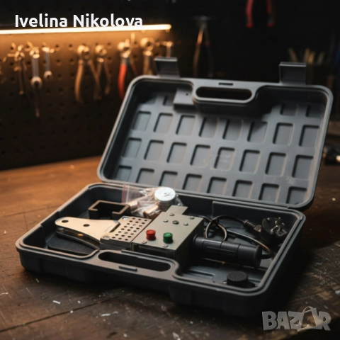 Професионална лепачка за PPR тръби 900W с регулируема температура (50–300°C) – Комплект с куфар