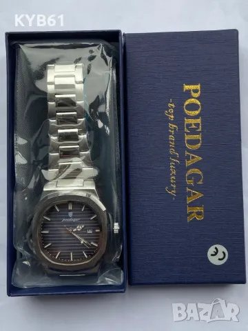 Ръчен часовник”POEDAGAR” с НОВА БАТЕРИЯ, снимка 3 - Мъжки - 48847347