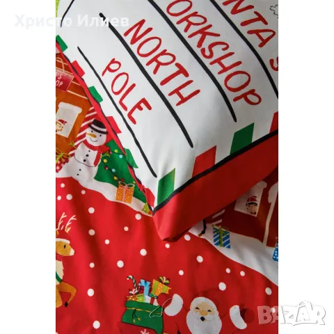 Детски коледен спален комплект, снимка 4 - Спално бельо и завивки - 47938031