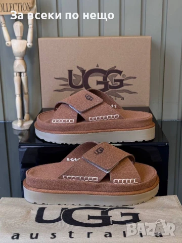 UGG Дамски Кафеви Чехли ЮДЖИДЖИ Код E719