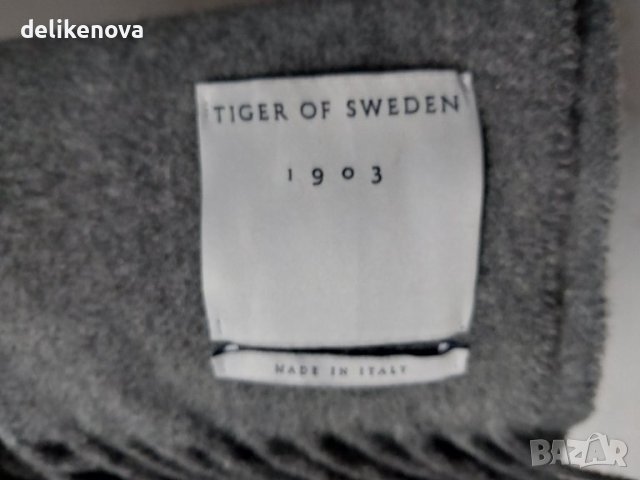 Кашмир Tiger of Sweden. Нов шал унисекс, снимка 3 - Шалове - 43055755