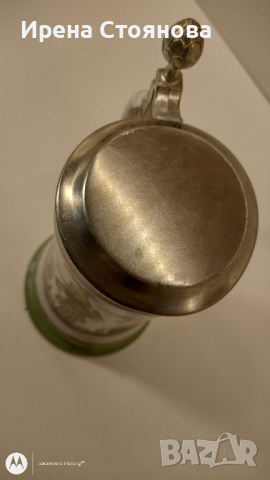 Халба за бира BMF Rein-Zinn W. Germany. Маркировка използвана в периода 1949-1990 година., снимка 4 - Чаши - 44853419