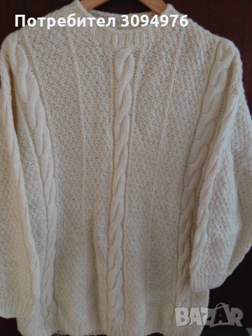 Пуловер ръчно плетиво