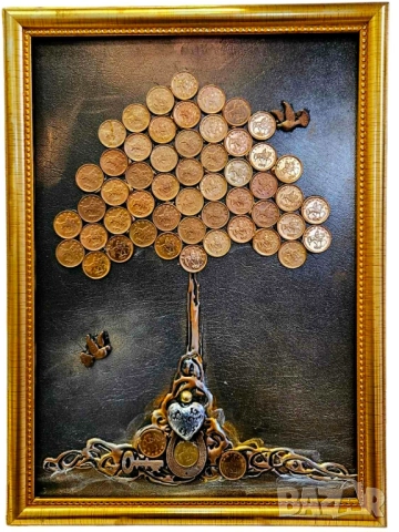 Оригинален подарък за юбилей с Дървото на живота, снимка 5 - Подаръци за юбилей - 50175780