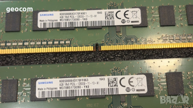 8GB (2x4GB) DDR3L Samsung PC3L-12800U (1600Mhz,CL-10,КИТ), снимка 2 - RAM памет - 53532640