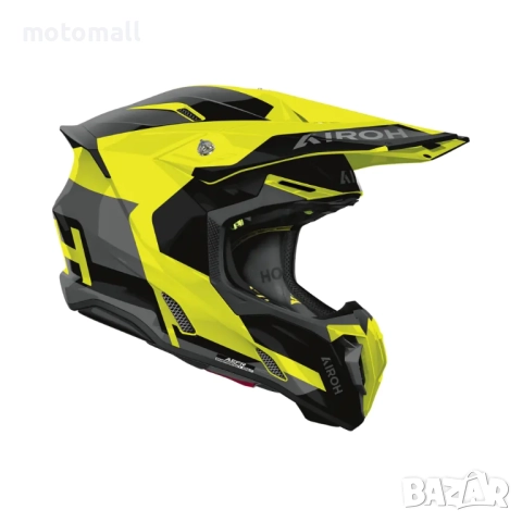НОВО! AIROH Каска Twist 3 Fancy Yellow Gloss, снимка 2 - Аксесоари и консумативи - 52134755