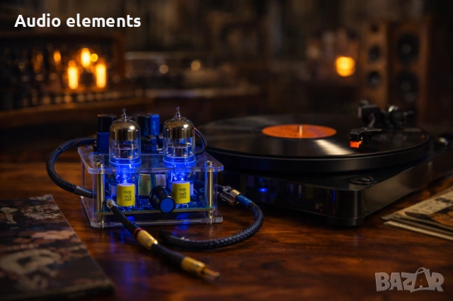 Лампова RIAA preamp -корекция /РИЯ /-предусилвател за грамофон. Лампов предусилвател за грамофон, снимка 2 - Грамофони - 38543295