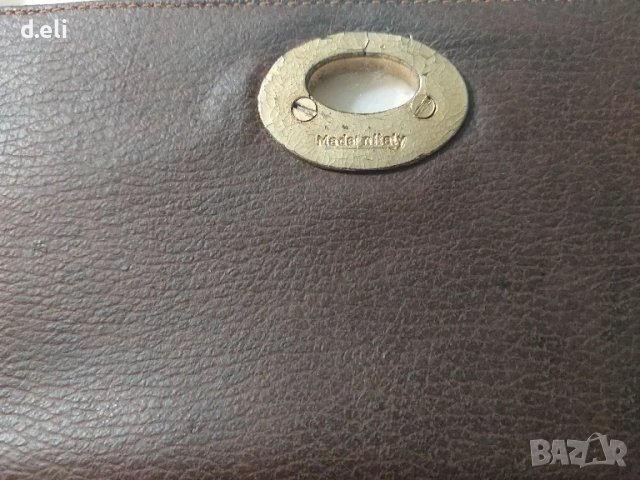 Италианска чанта от 100% Кожа, снимка 7 - Чанти - 48136064