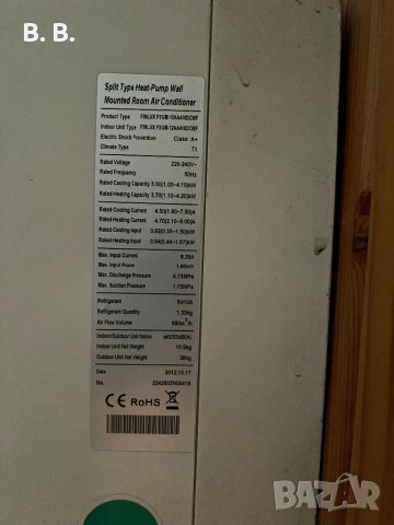 Климатик Finlux 12, снимка 5 - Климатици - 43618384