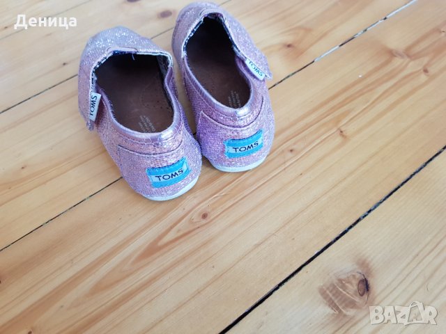 Розови обувки Томs 21 номер, снимка 5 - Детски обувки - 28216460
