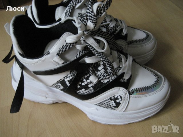 бели сникърси и кецове , снимка 3 - Дамски боти - 25234204