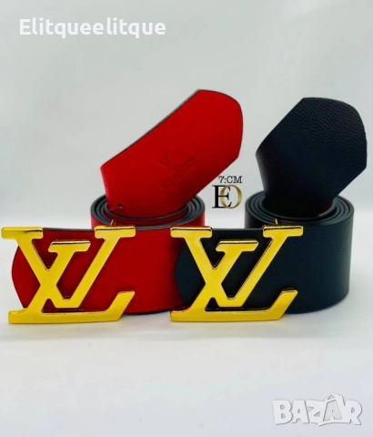 колани 7см от естествена кожа в кутия fendi dolce fabbana versace louis vuitton Gucci , снимка 13 - Колани - 52323865