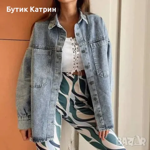 Връхна риза/яке деним , снимка 1