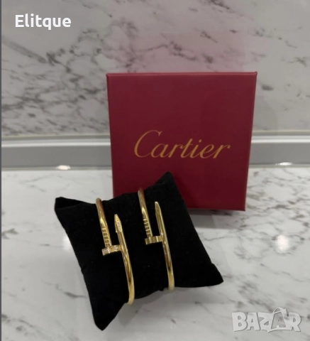 гривна от висококачествена стомана cartier, снимка 3 - Гривни - 52820124