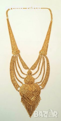 Златно колие 14К -106гр.с цвят на 22К- , снимка 2 - Колиета, медальони, синджири - 39663675