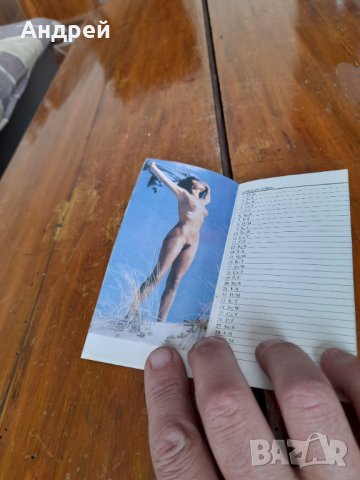 Еротично календарче 1991,1992, снимка 3 - Други ценни предмети - 32509252