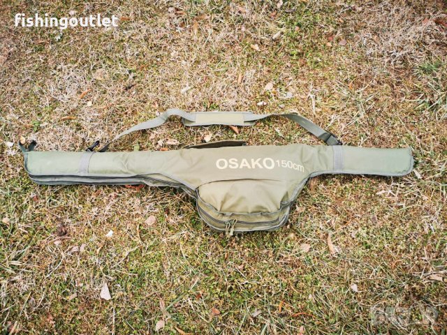 Двоен шарански калъф подходящ за голями макари, 150см, снимка 6 - Такъми - 44085834