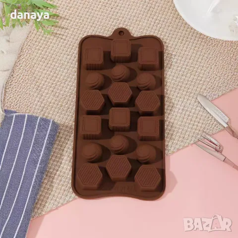 5846 Силиконова форма за бонбони и лед Бонбониера, снимка 5 - Форми - 50112809