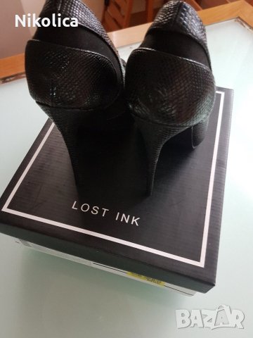 НОВИ елагантни дамски  обувки LOST INK  с висок ток,номер 38,5 - 39., снимка 4 - Дамски елегантни обувки - 26908010