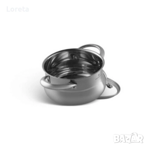 Комплект EDENBERG от 12части - неръждаема стомана с многослойно дъно за бързо и равномерно готвене, снимка 9 - Съдове за готвене - 53437792