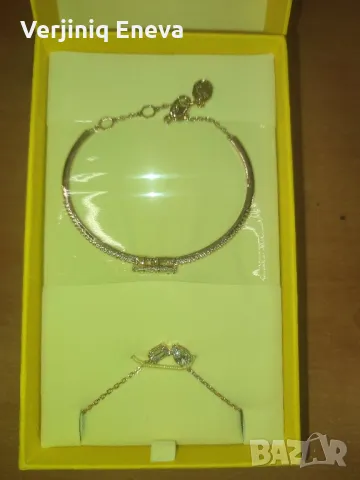 Комплект на SWAROVSKI , снимка 2 - Бижутерийни комплекти - 50052871