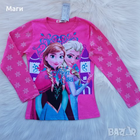 Детска блуза Елза и Ана Размер 9-10 години , снимка 1