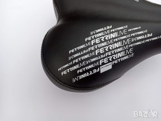 Продавам колела внос от Германия черна седалка FERRINE LIVE MSD 0544 с пружини, снимка 2 - Велосипеди - 28673006