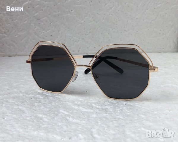 Модерни дамски слънчеви очила  с шестоъгълна форма , снимка 9 - Слънчеви и диоптрични очила - 28632822
