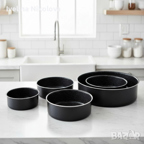 Алуминиева мраморна тава – чисто отделяне и безупречни печива всеки път, снимка 8 - Съдове за готвене - 52494058