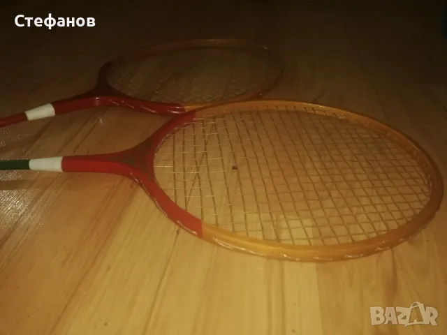 Редки, винтидж, дървени ракети за бадминтон Komet Germina, снимка 3 - Антикварни и старинни предмети - 48602909