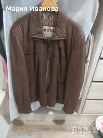 Мъжко кожено яке Рони, снимка 5 - Якета - 47956911