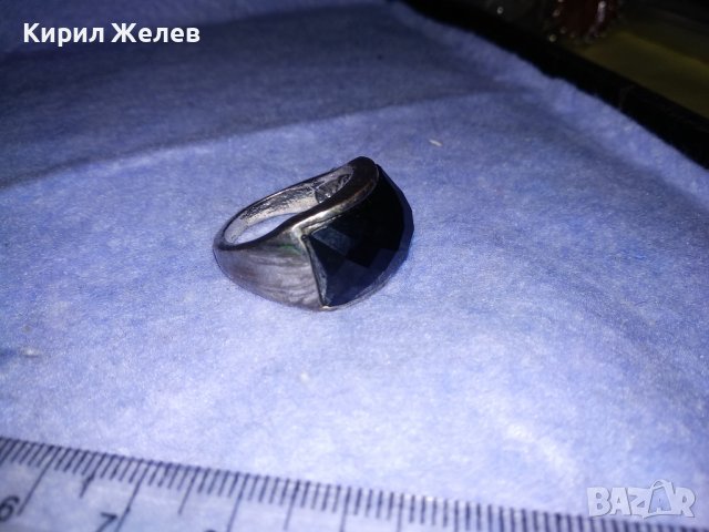 ЕЛЕГАНТЕН СРЕБРИСТ ЮВЕЛИРНО ФАСЕТИРАН МОДЕН АРТ ПРЪСТЕН 36607, снимка 6 - Пръстени - 39758539