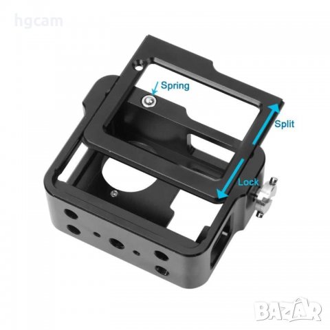 Рамка за GoPro Hero 4, UV филтър, Адаптер 37mm, Алуминий, Черен, снимка 4 - Чанти, стативи, аксесоари - 27867922