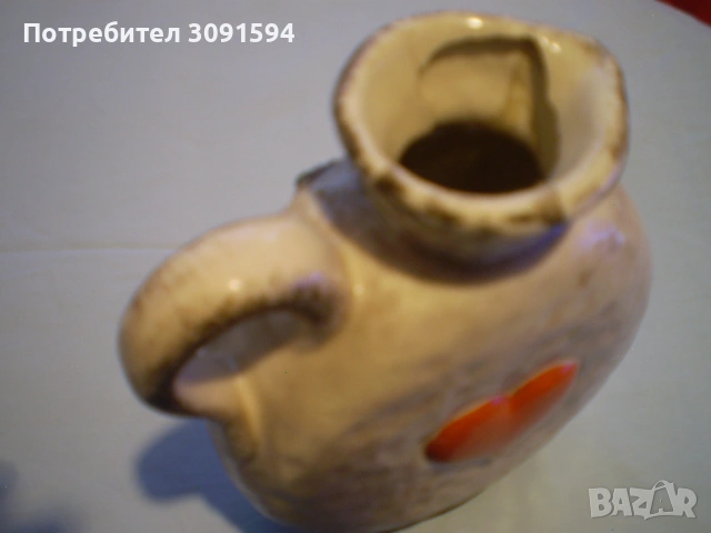 Винтидж декантер Goebel, керамична бутилка  , момче, целелува момичеуващо момиче, снимка 13 - Антикварни и старинни предмети - 53100353