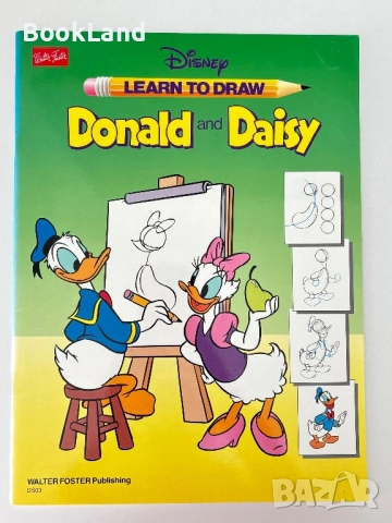 Learn to draw Donald and Daisy 