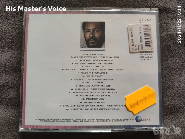 Marvin Gaye - Love Songs CD, снимка 2 - CD дискове - 48613793