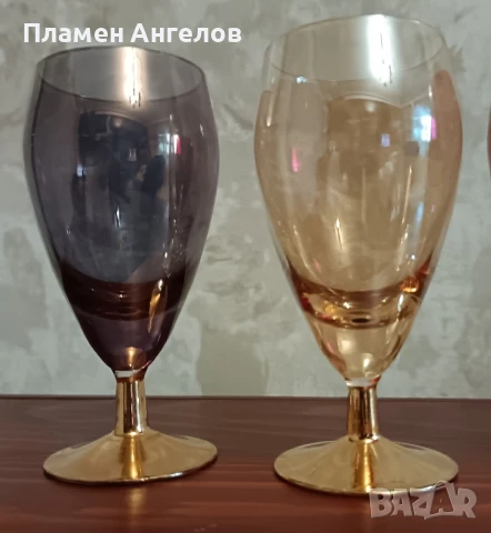 Ретро, винтидж комплект от 4 красиви чаши, снимка 4 - Антикварни и старинни предмети - 50608168