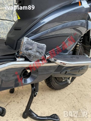 Електрически Скутер 1600W,60V,20aH+Управление като Велосипед+ЛИЗИНГ+Документи за регистрация , снимка 11 - Мотоциклети и мототехника - 33106514
